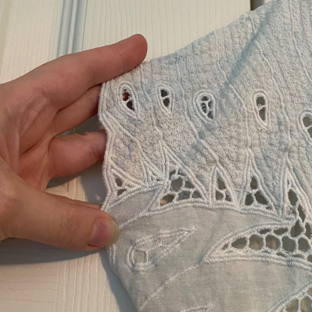 Free People Oversized Shell Pattern Top - Picture 4 of 5